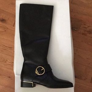 Tory Burch Women's Black Sofia Tall Riding Boots